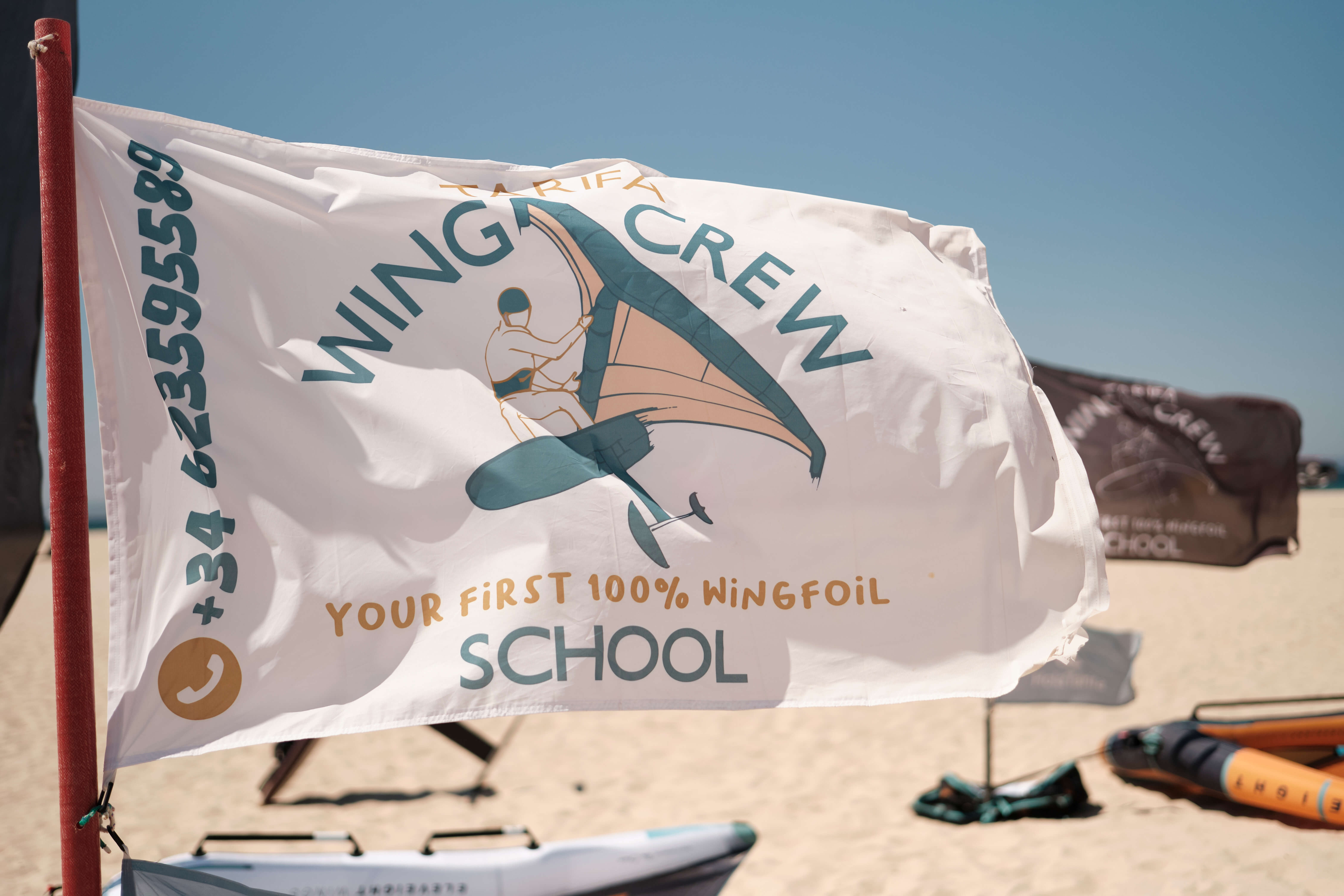 Tarifa Wing Crew School Flag